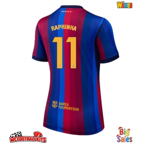 Barcelona Raphinha Belloli #11 Replica Home Stadium Shirt for Women 2026-27 Short Sleeve